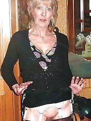 Concupiscent aged girls exposing their hot ass