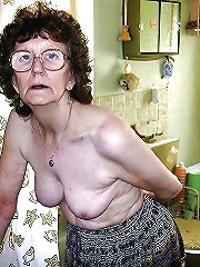 Sexy old babe trying to seduce