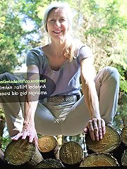 Annabel Miller naked amongst big old trees